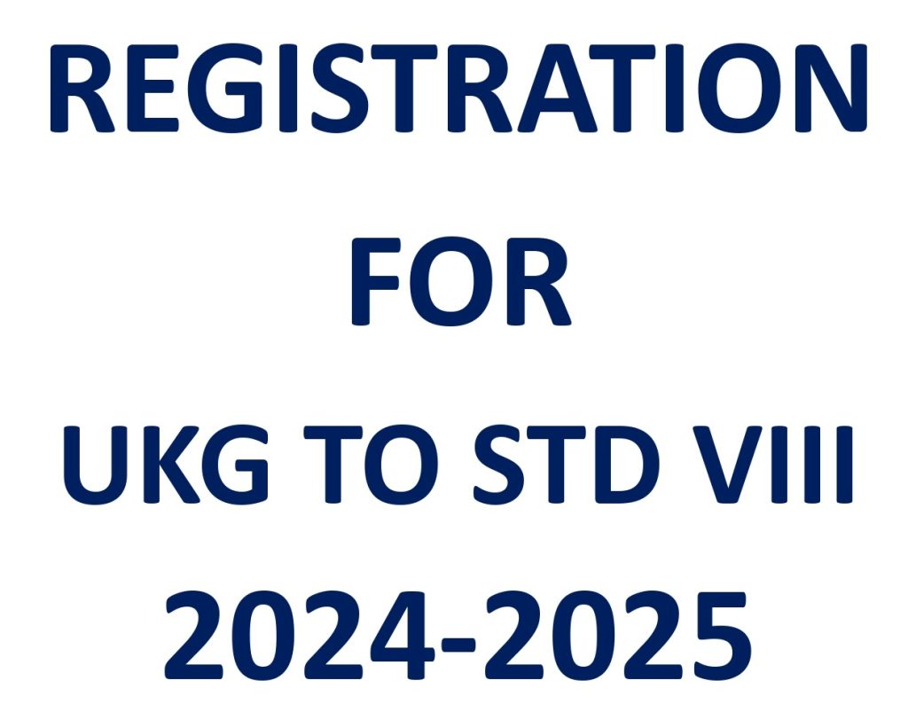 NEW ADMISSION REGISTRATION FOR  MATRICULATION  -UKG to STD VIII