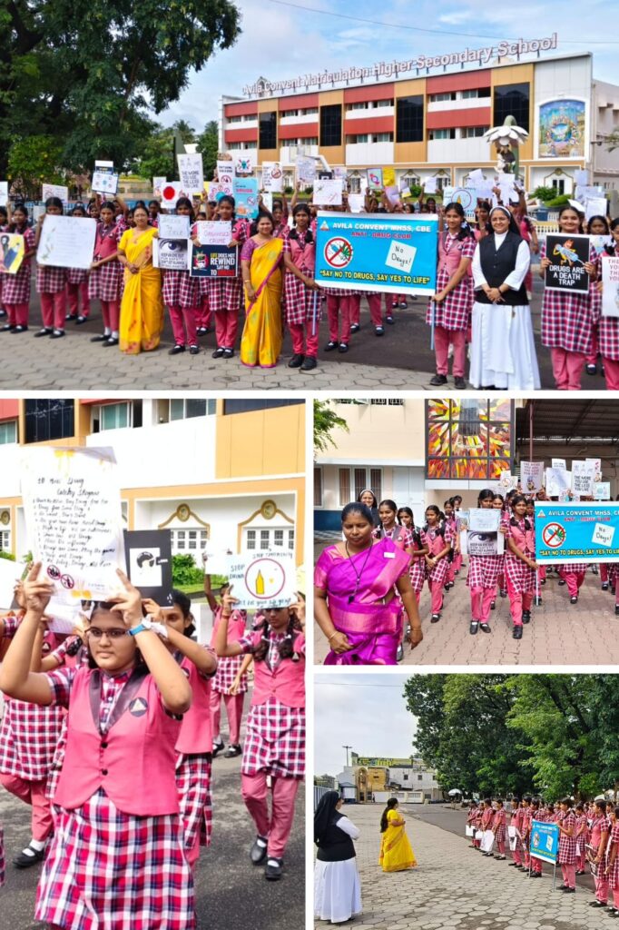 Anti-Drug Club -Awareness Rally :School Campus,Tuesday,5.8.2025