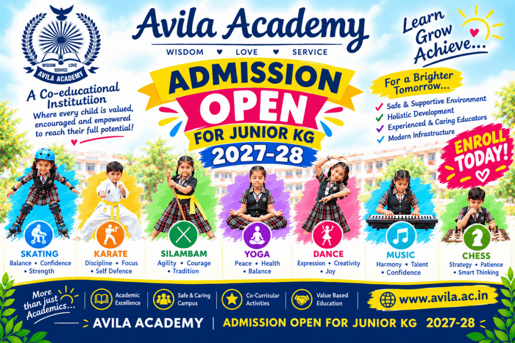 Registration for JUNIOR KG (ICSE) : 2027-2028